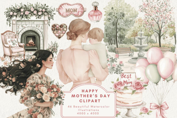 Download Happy Mother's Day Clipart - Art Collection