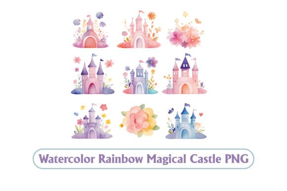 Download Magical Kingdom, Cartoon Castle PNG - Art Collection
