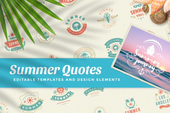 Download Summer Holidays Emblems &amp; Badges - Premium Resources