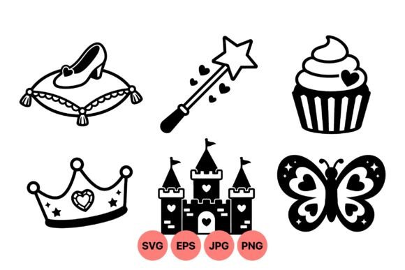Download Fairy Tale Princess Clipart Icons - Art Collection
