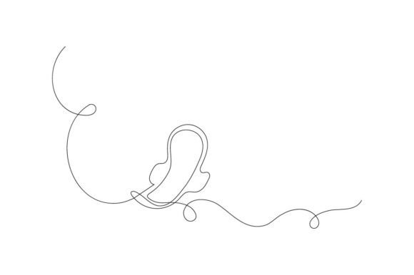 Download One Line Art of Sanitary Napkins - Art Collection