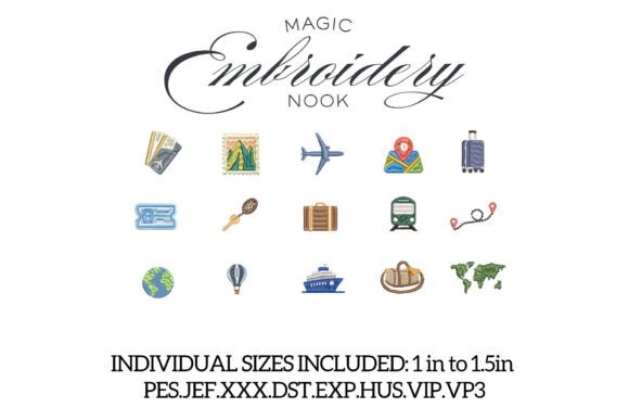 Download Mini Travel Bundle X 16 Designs - Mini Collection
