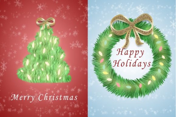 Download Happy Holidays &amp; Merry Christmas Graphic - Premium Resources