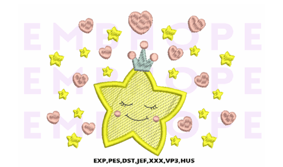 Download Queen Star with Hearts - Art Collection