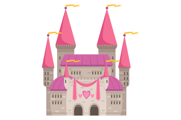 Download Princess Castle. Cute Cartoon Fairytale - Art Collection
