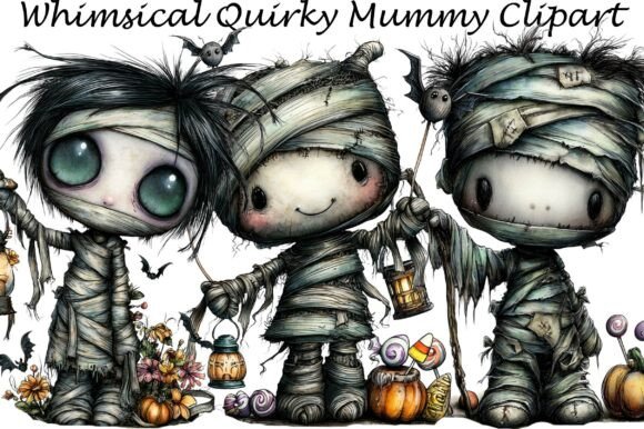 Download Whimsical Quirky Mummy Clipart - Art Collection